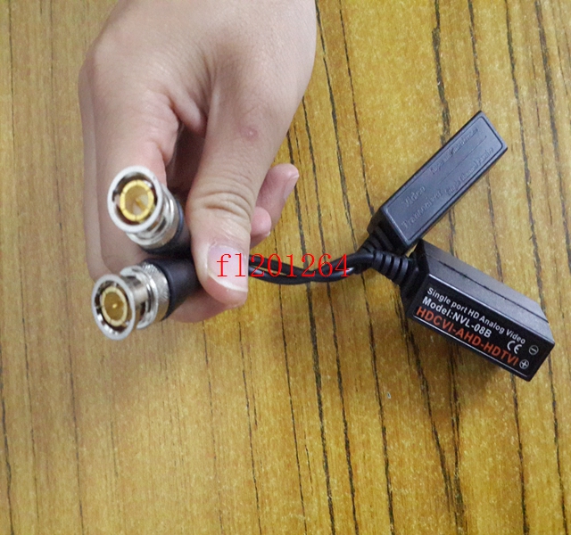 100pcs/lot(50Pairs) High Quality Camera CCTV BNC Press-Fit Video Balun Transceiver Cable HD TVI/CVI/AHD Adapter