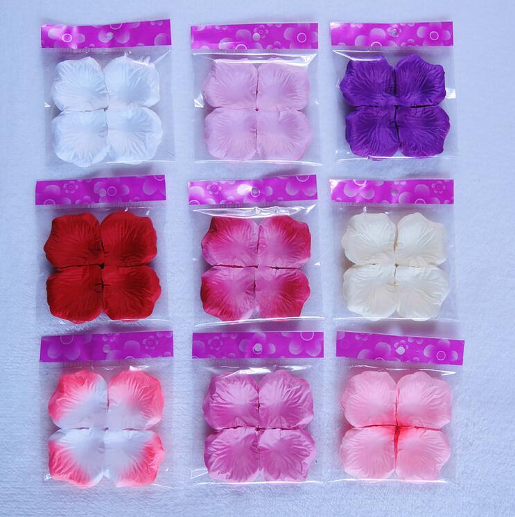 Rose petals silk flowers artificial flowers simulation Wedding petals false petalssilk rose petals free shipping FB003