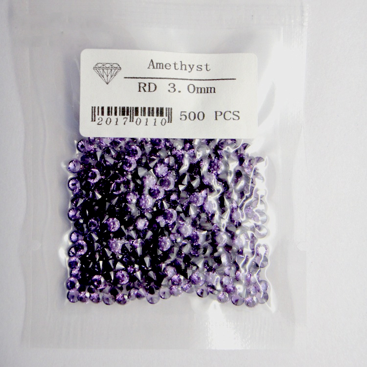 Lab Created Loose Stone Amethyst February Birthstone Color CZ 3A Round 2.4-3.75mm Cubic Zirconia High Quality Machine Cut 1000pcs/lot
Lab Created Loose Stone Amethyst February Birthstone Color CZ 3A Round 2.4-3.75mm Cubic Zirconia High Quality Machine Cut 1000pcs/lot