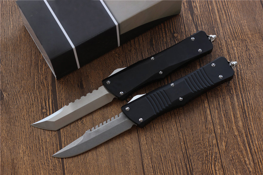 High quality Knife fast open spring Combat automatic Knife D2 Blade Aluminum Handle hunting camping knife survival pocket knives
High quality Knife fast open spring Combat automatic Knife D2 Blade Aluminum Handle hunting camping knife survival pocket knives