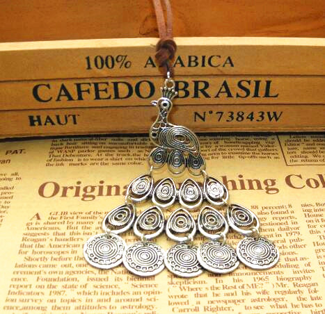 New!! Vintage Tibetan Silver Charm Necklaces Angel Wings Heart Pendant Necklace Love Leather Cord Gift Women's Jewelry 24pcs