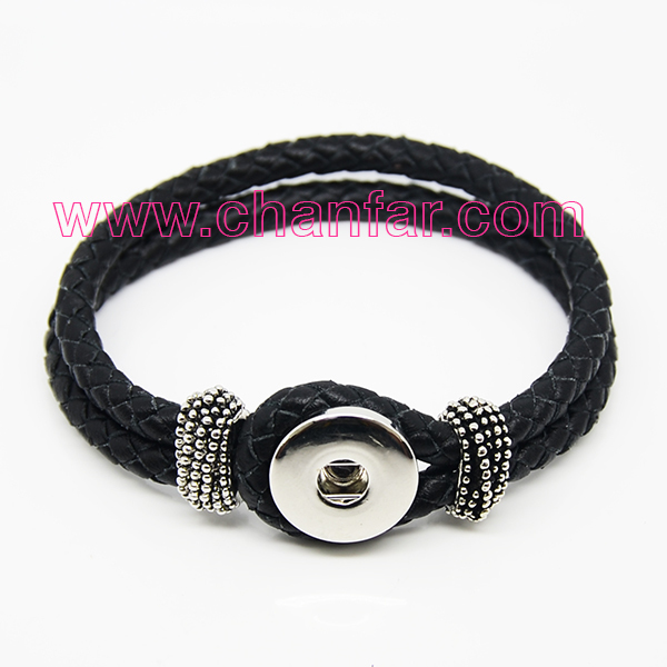 Wholesale-Free shipping leather chanfar blank Snap button bracelet jewelry in stock(color could selection)
Wholesale-Free shipping leather chanfar blank Snap button bracelet jewelry in stock(color could selection)