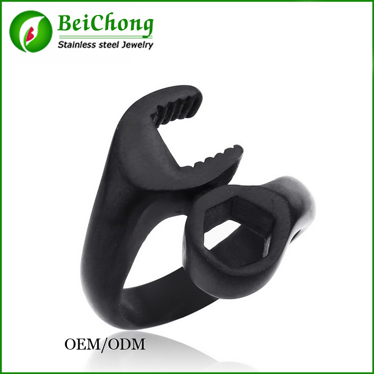 BC Jewelry Drop Ship Hot Sale 316L Titanium Stainless steel Punk Biker Wrench Man rings jewelry BC-0068
BC Jewelry Drop Ship Hot Sale 316L Titanium Stainless steel Punk Biker Wrench Man rings jewelry BC-0068