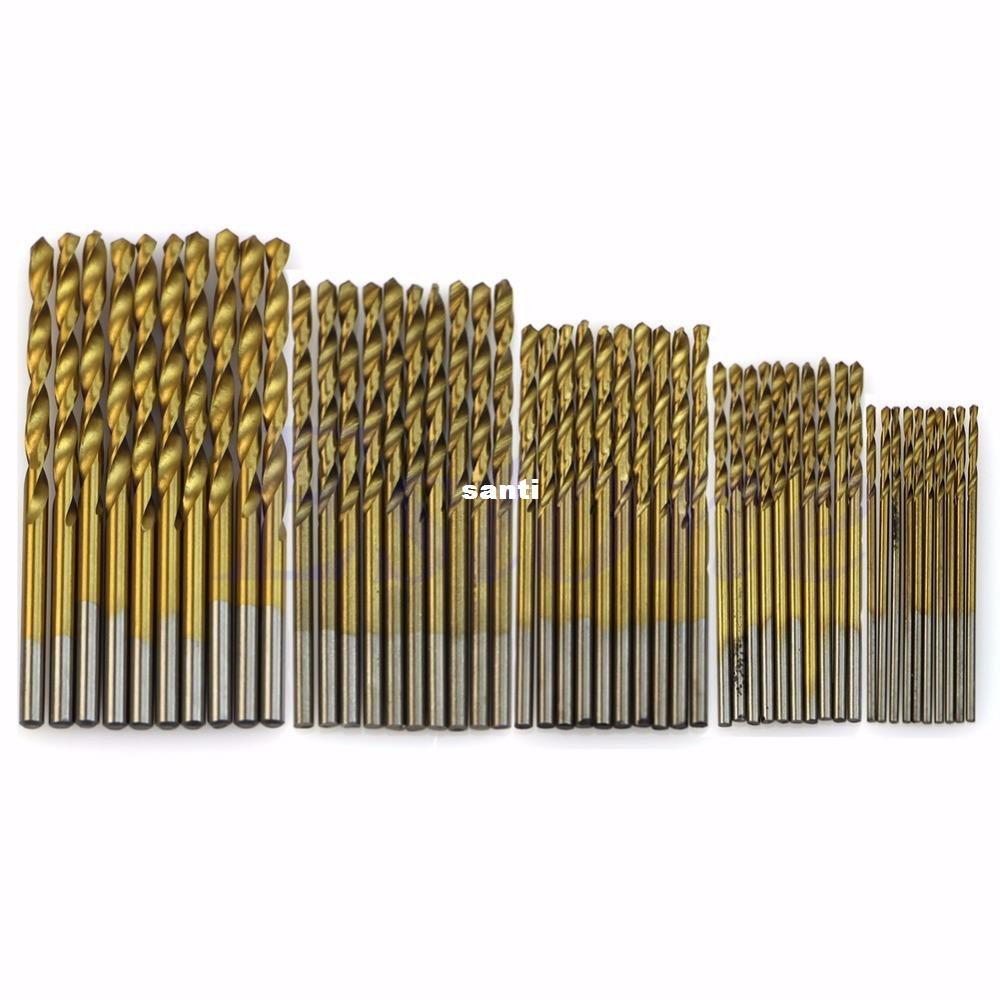 50 pcs/lot Titanium Coated HSS High Speed Steel Drill Bit Set Tool 1/1.5/2/2.5/3mm XB1 
50 pcs/lot Titanium Coated HSS High Speed Steel Drill Bit Set Tool 1/1.5/2/2.5/3mm XB1