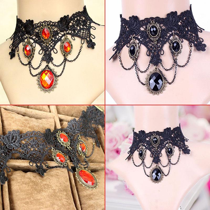 jewelry necklaces pendants chokers lace vintage luxury red stone Gothic wedding bridal bride accessories collar jewelry
jewelry necklaces pendants chokers lace vintage luxury red stone Gothic wedding bridal bride accessories collar jewelry