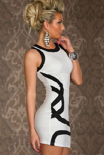 white black pink Polyester fiber Stripe Sexy lingerie, size M XXL Women none Sleeves Mini Dress, free shipping