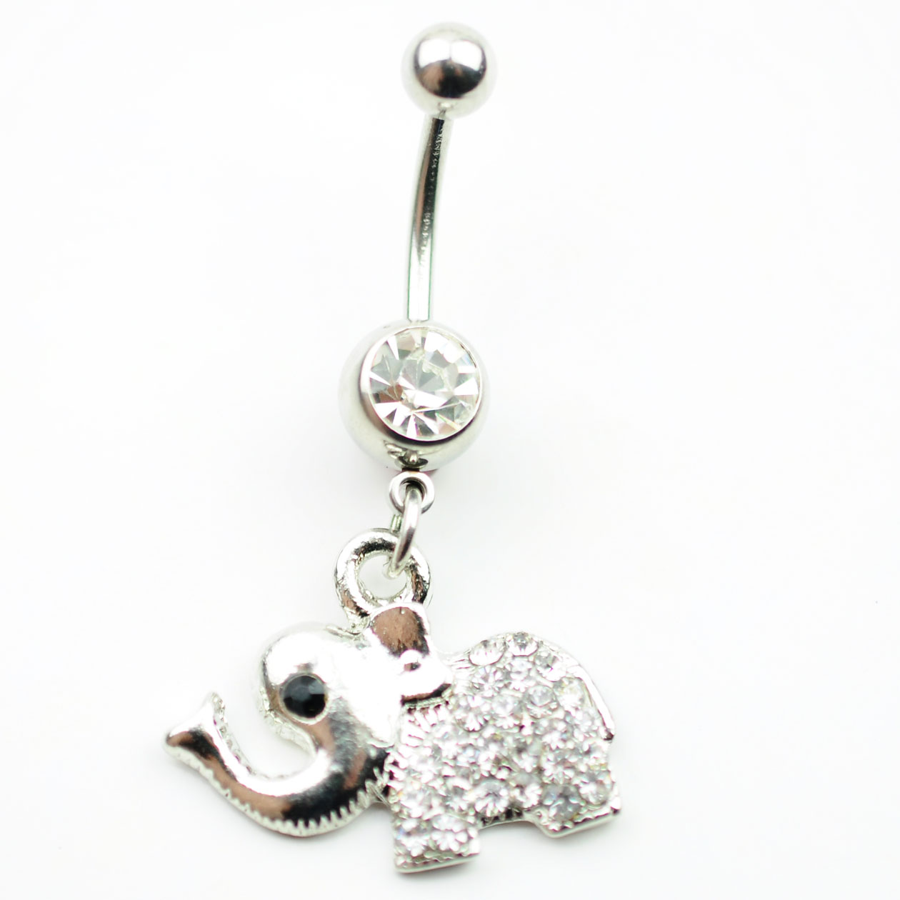 YYJFF D0158 ( 3 colors ) elephant style jewelry body piercing belly navel ring
