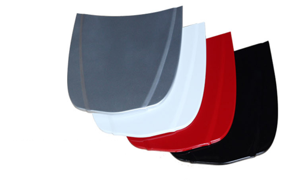 Pre-Painted Mini Auto Hood Display Prop, Small Metal Bonnet for PPF Test and Product Demonstration of Coatings, Waxes & Water Repellent Sprays MO-179C