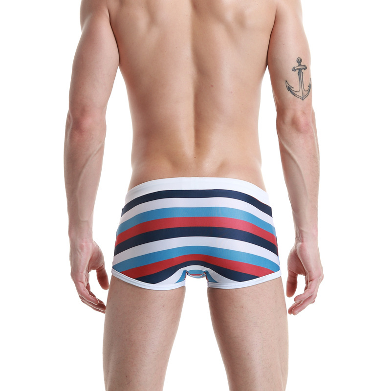 Wholesale-Men Swimwear Shorts Trunks Mens Swimwear Swimsuits Boxer Brand Seobean Gay Penis Pouch Swimming Beach Surf Board Sexy Swimmwear
