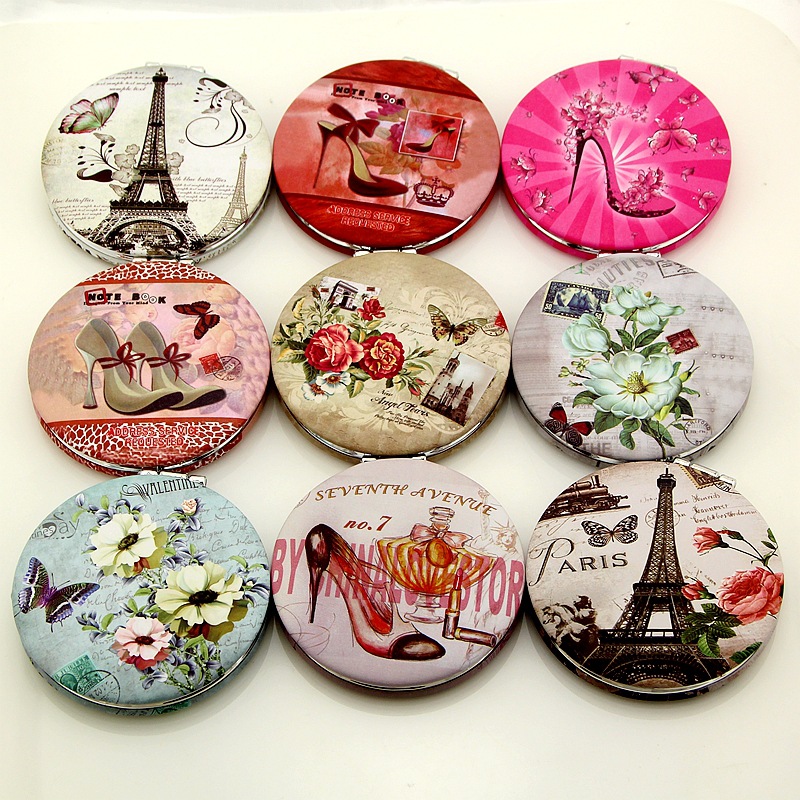 Wholesale- Portable Double Sides Pocket Make Up Mirror Stainless Steel Frame Eiffel Tower Cosmetic Makeup Mini Beauty Normal Magnifying P2
Wholesale- Portable Double Sides Pocket Make Up Mirror Stainless Steel Frame Eiffel Tower Cosmetic Makeup Mini Beauty Normal Magnifying P2