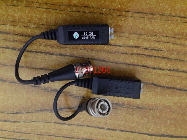 600pcs/lot Free Shipping Video twisted pairs Passive Video Balun UTP Transivers/connector Cable For cctv balun video