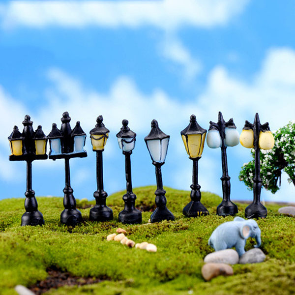 8pcs Antique Imitation Resin Craft Street Lamp Lighting Fairy garden home Miniature terrarium decoration Jardin microlandschaft
8pcs Antique Imitation Resin Craft Street Lamp Lighting Fairy garden home Miniature terrarium decoration Jardin microlandschaft