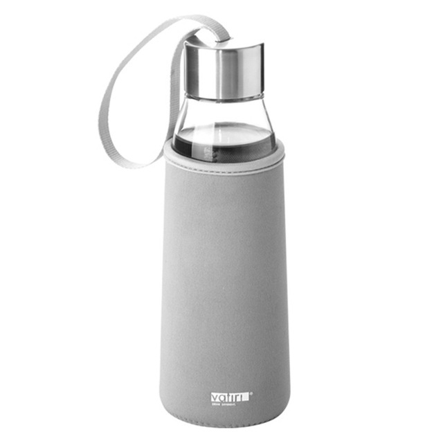Travel Sports Cycling Water Bottle Lid 550ml Vatiri Handmade Portable Clear Glass T with Sleeve/Sheet Drinkware 
Travel Sports Cycling Water Bottle Lid 550ml Vatiri Handmade Portable Clear Glass T with Sleeve/Sheet Drinkware