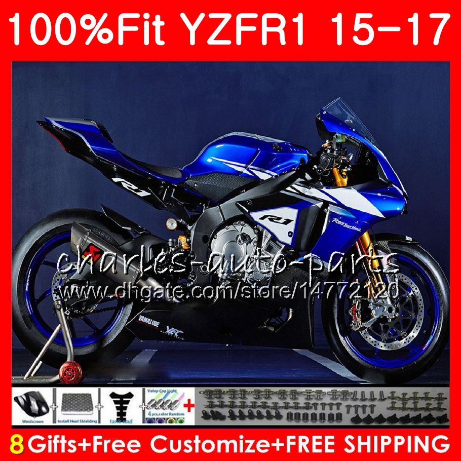 Injection Body For YAMAHA YZF 1000 YZF-R1 15 17 YZF Stock blue R1 2015 2016 2017 87NO39 YZF1000 YZF R 1 YZF-1000 YZFR1 15 16 17 Fairing kit, No. 1
Injection Body For YAMAHA YZF 1000 YZF-R1 15 17 YZF Stock blue R1 2015 2016 2017 87NO39 YZF1000 YZF R 1 YZF-1000 YZFR1 15 16 17 Fairing kit, No. 1