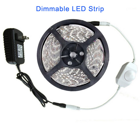 Dimmable Flexible LED Strip Light 5m SMD 3528 Warm white Blue Rope 60leds/m 300 LEDs Waterproof IP65 Strips + 2A Power Adapter + LED Dimmer
Dimmable Flexible LED Strip Light 5m SMD 3528 Warm white Blue Rope 60leds/m 300 LEDs Waterproof IP65 Strips + 2A Power Adapter + LED Dimmer