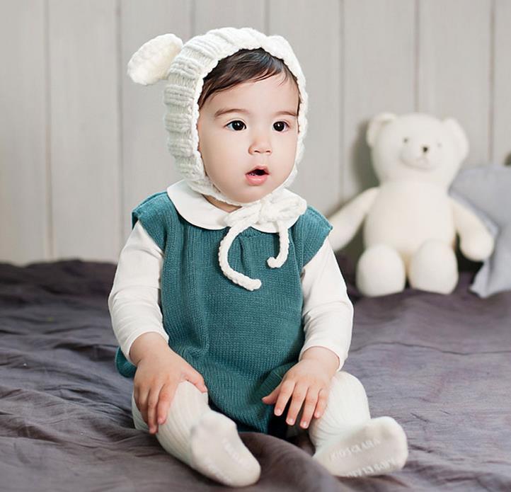 Baby Beanies Children Knitted Bear Cotton Animal Hats Boys Girls Autumn Winter Props Kids Earmuffs Headwear Crochet Warm Hats White M46, As the picture
Baby Beanies Children Knitted Bear Cotton Animal Hats Boys Girls Autumn Winter Props Kids Earmuffs Headwear Crochet Warm Hats White M46, As the picture