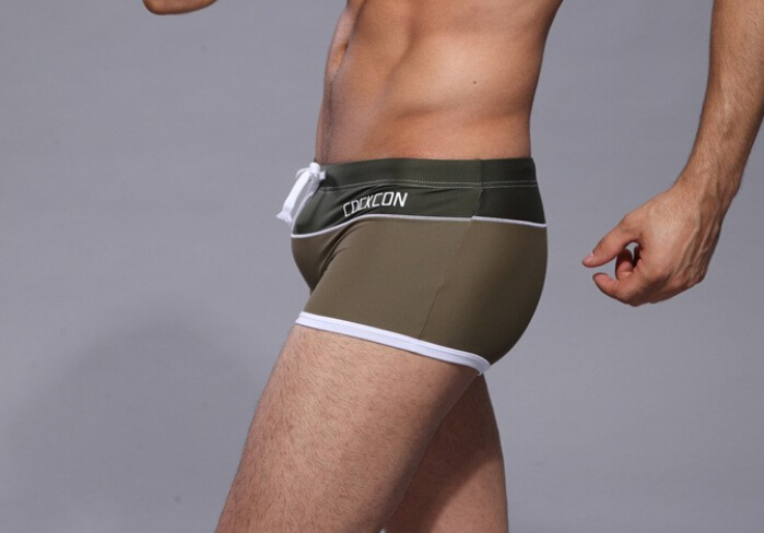 Wholesale-1pcs mens swimwear swimsuits men bikini swimming trunks wear men'ssexy summer COCKCON brand beach pants shorts wholesale