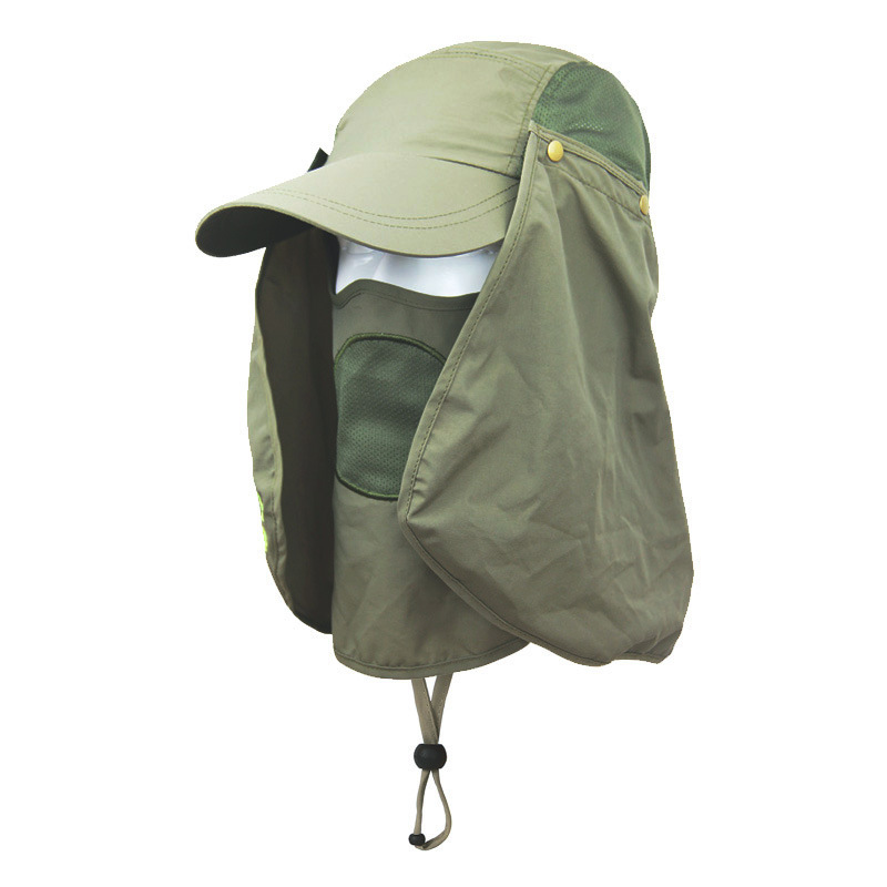 Wholesale-HOT! 360-Degree Sun Bucket Hat Outdoor Jungle Fishing Hats UV Resistant Breathable Quick-Drying Cap High Quality