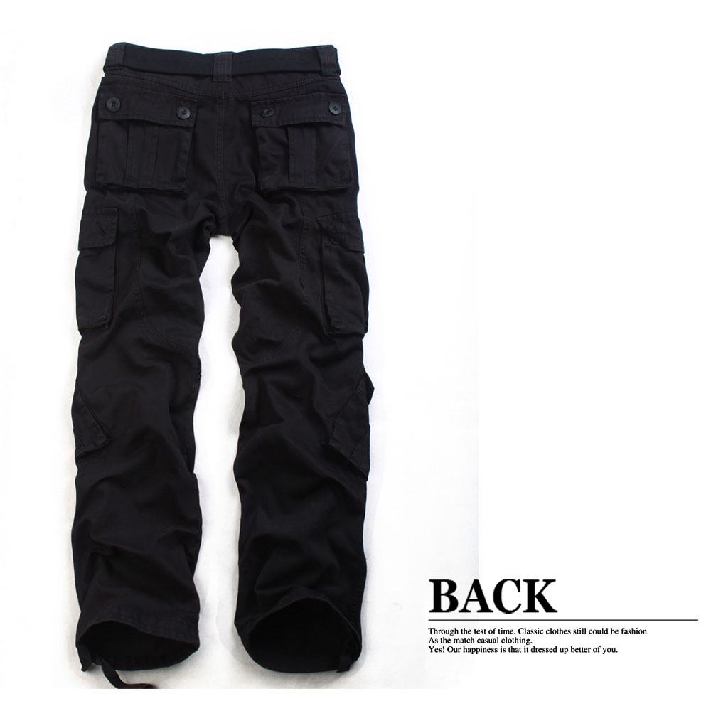 Wholesale-Mens Classic Matchstick Baggy Pants Slant Pocket Cargo Pants SZ 29-44 #3357