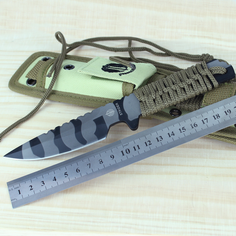 STRIDER High Quality 440 blade Strider HT Fixed blade outdoor survival knife hunting knife tactical rescue hand tools knife
STRIDER High Quality 440 blade Strider HT Fixed blade outdoor survival knife hunting knife tactical rescue hand tools knife