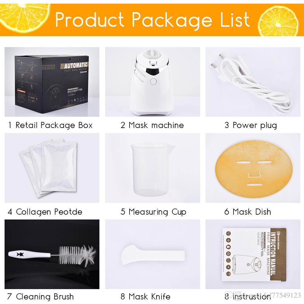 Facial Mask Maker DIY Machine Automatic Fruit Natural Vegetable With Collagen Home Use Beauty Salon SPA Face Care Devices
Facial Mask Maker DIY Machine Automatic Fruit Natural Vegetable With Collagen Home Use Beauty Salon SPA Face Care Devices