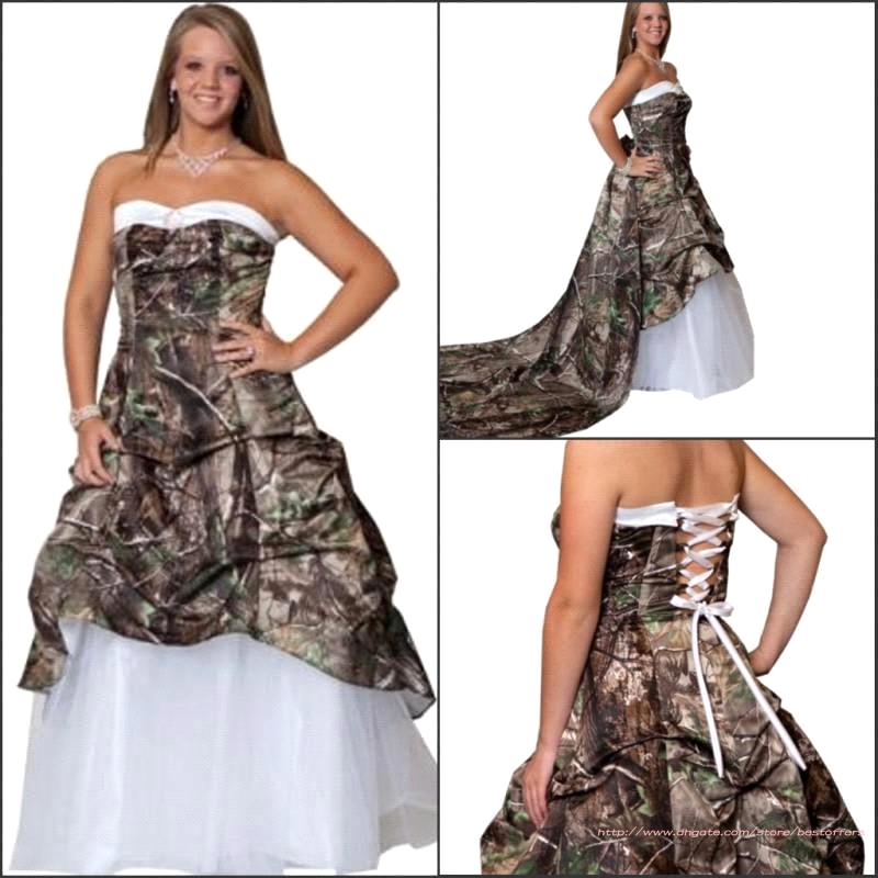 2017 Camo Wedding Dresses Sweetheart A Line Pick up Lace Up Back Tulle Court Train Custom Made Wedding Dress Custom Made Cheap, Same as image
2017 Camo Wedding Dresses Sweetheart A Line Pick up Lace Up Back Tulle Court Train Custom Made Wedding Dress Custom Made Cheap, Same as image