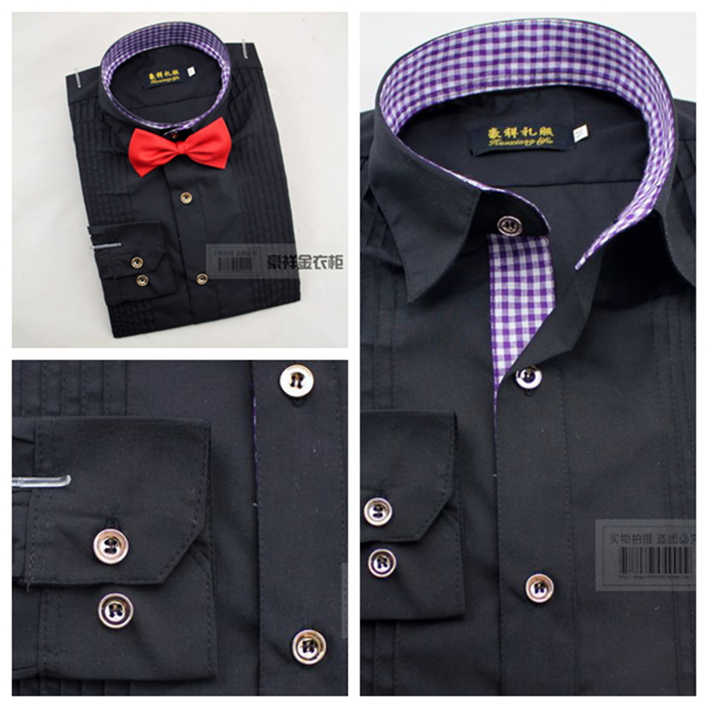 Wholesale-2016 New 6 color Cotton Men Long Sleeve French Cuff Shirts tuxedo Groom Wedding Prom Shirts Bridegroom vest Man Party Shirts, White
Wholesale-2016 New 6 color Cotton Men Long Sleeve French Cuff Shirts tuxedo Groom Wedding Prom Shirts Bridegroom vest Man Party Shirts, White