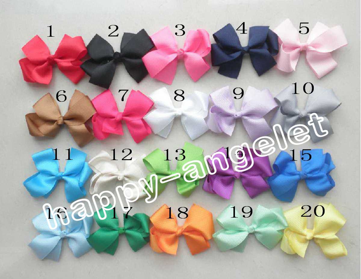 Hair Bows with bobbles ponytails Tie Elastic Baby Hairwear Ribbon bows Flower Alligator clips Hair band hair Accessories PJ5201