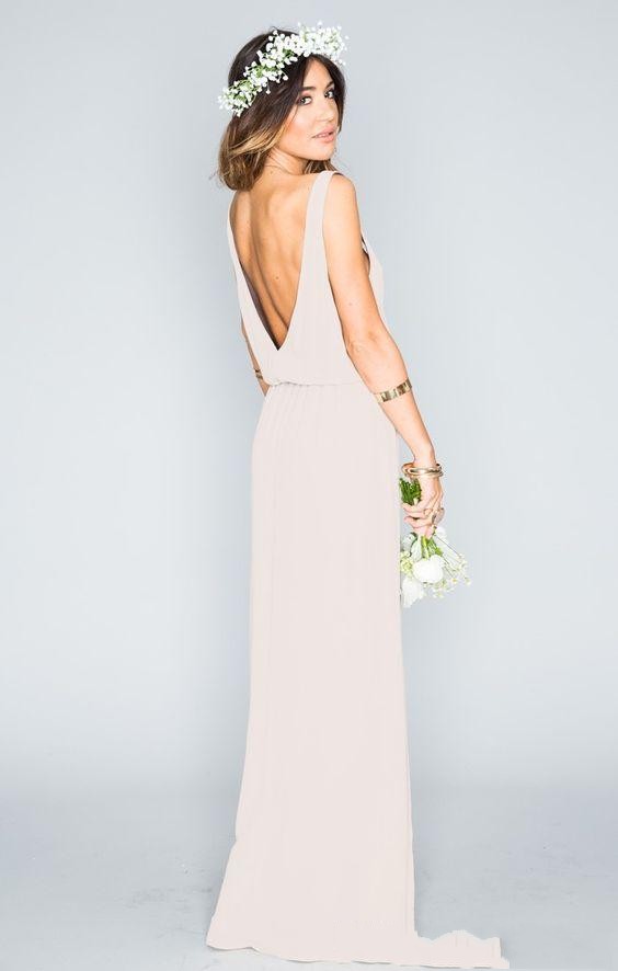 New Arrival Summer Beach A-line Crew Neck Off Shoulders Chiffon Bridesmaid Gowns Side Split Wedding Guest Dresses 2024