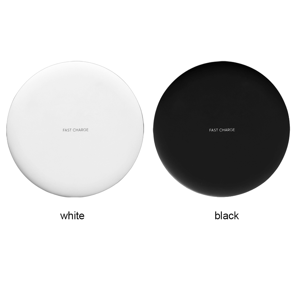 Wireless Charger Pad For iPhone X Fast Charging Adapter Universal Charging Receiver For Galaxy S23 22 Ultra Plus Wireless Charging Phones in Retail Bo