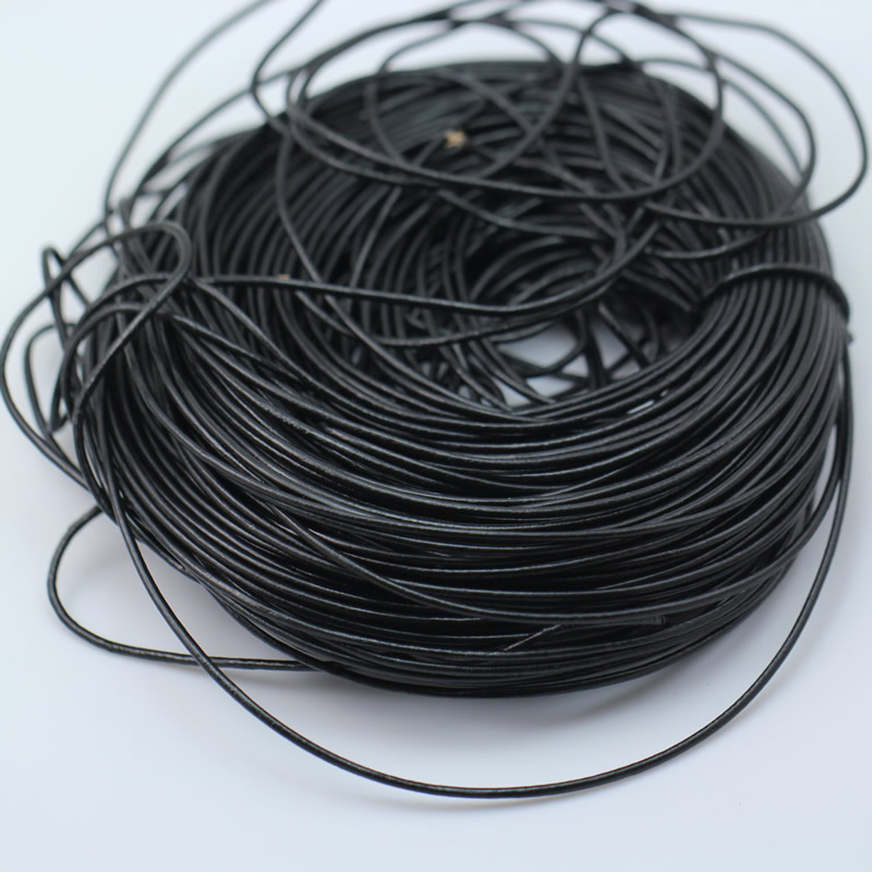 Real Leather Jewelry Cord by Beadsnice - Genuine Material for Necklaces and Bracelets (ID 3450)