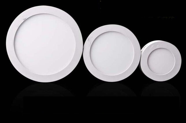 LED Panel Light SMD2835 6W 12W 18W 24W Aluminum High quality Ceiling lights Round Surface mounted House Indoor Lighting FACTORY PRICE