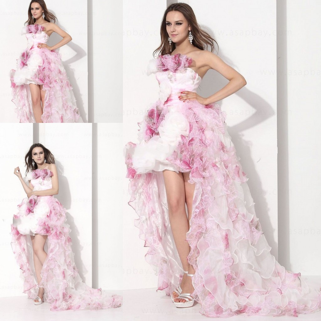 Custom Made Formal Quinceanera Pageant Dresses Ball Gown Strapless Sleeveless Backless Girl Vestidos De Fiesta Event Sexy Evening Prom Gowns