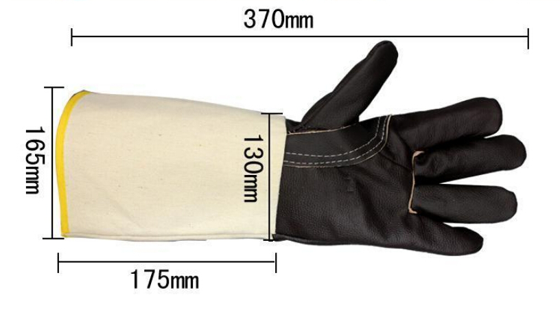 high quality leather welding gloves wear protective gloves for industrial welding works