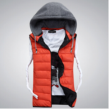 Fall-New Arrival Winter and Antumn casual cotton men/women vest latest style Fashion Warm Hooded thick jacket 4 color free shipping