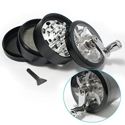 55mm Metal Alloy Handle Grinder Tobacco Herb Grinders Hand Smoking Accessories 4 Piece 2.5 inches Mill Muller Spice Crusher Aluminum Crank 
55mm Metal Alloy Handle Grinder Tobacco Herb Grinders Hand Smoking Accessories 4 Piece 2.5 inches Mill Muller Spice Crusher Aluminum Crank