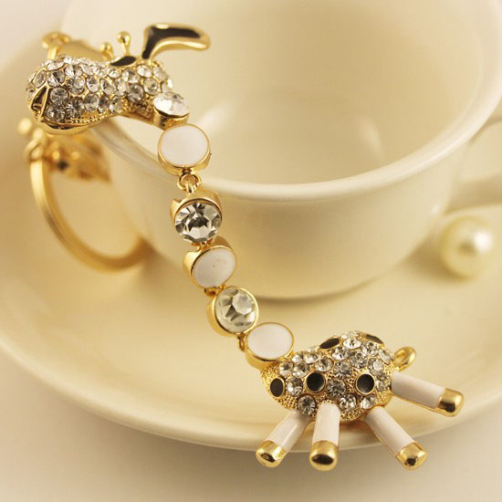 Unique Novelty Cool Crystal Giraffe Rhinestone Alloy Key chains Bag Keyring holder Trinket Souvenir for Women Girl Jewelry can mix color
Unique Novelty Cool Crystal Giraffe Rhinestone Alloy Key chains Bag Keyring holder Trinket Souvenir for Women Girl Jewelry can mix color