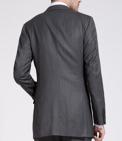 Custom Made Two Button Side Slit Gray Groom Tuxedos Notch Lapel Groomsmen Best Man Wedding Prom Dinner Suits (Jacket+Pants+Vest+Tie) G5155