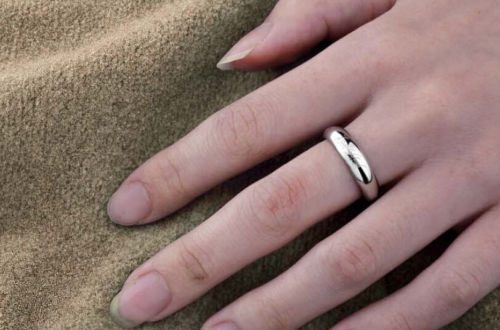 Retro The Lord Of The Rings Designer Soild 925 Sterling Silver Magical Love Wedding Ring Gift