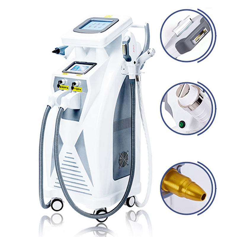 Multifunction OPT Elight Hair Removal IPL Skin Rejuvenation Nd Yag Laser Tattoo Removal Treatment RF Lifting Machine