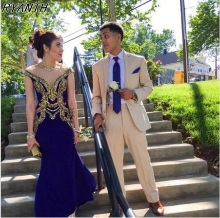 Gold Beaded Sequins Royal Blue Prom Dresses with High Neck Capped Sleeve back Zipper Robe De Soirre 2016 Luxury Mermaid Pagaent Gowns, White
Gold Beaded Sequins Royal Blue Prom Dresses with High Neck Capped Sleeve back Zipper Robe De Soirre 2016 Luxury Mermaid Pagaent Gowns, White