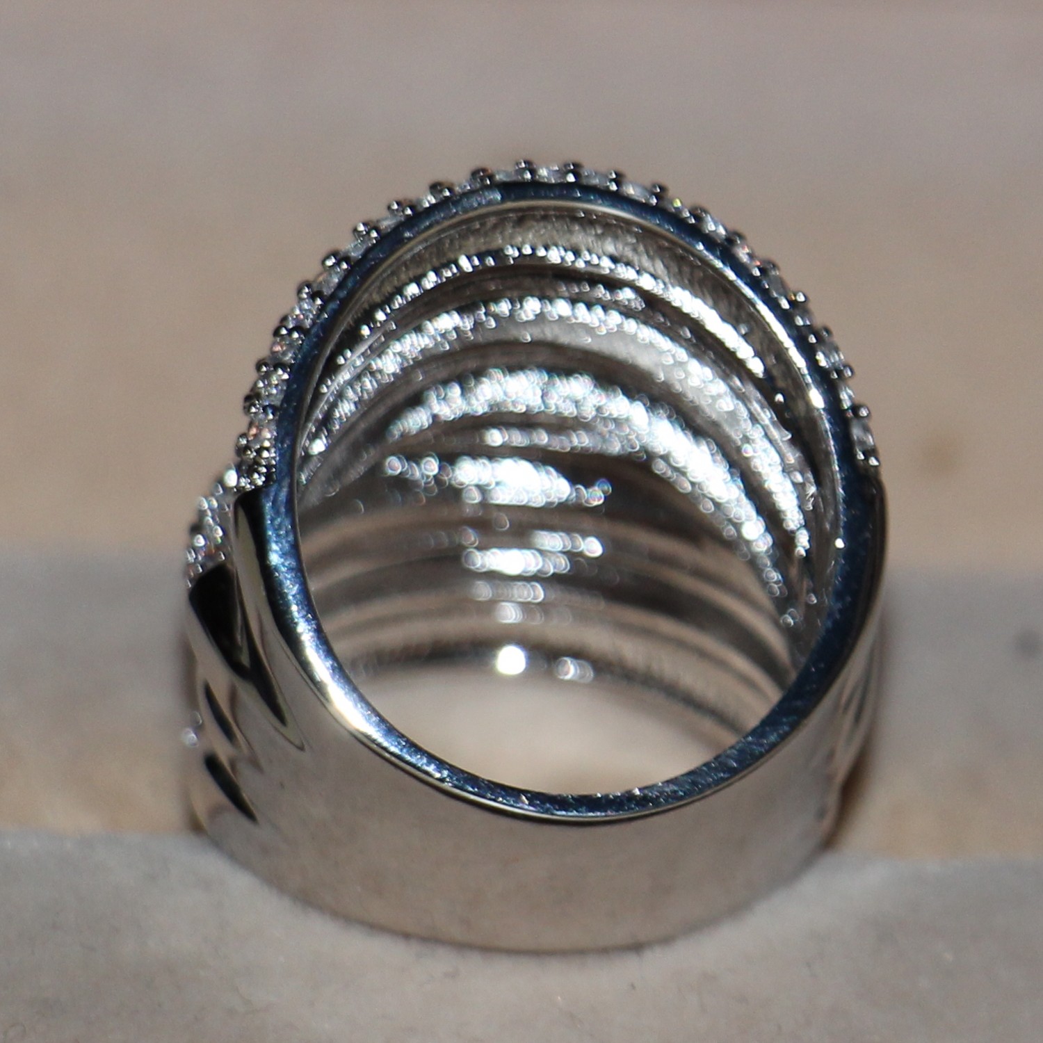 Elegant Victoria Wieck Zirconia Wedding Engagement Band Ring 14kt White Gold Filled Womens Fashion Jewelry Gift Size 6-9