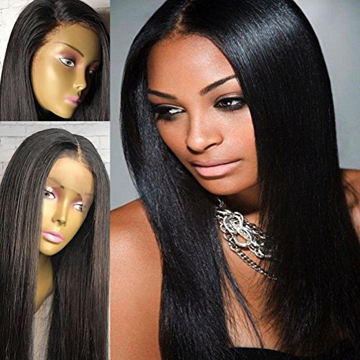 DIVA 360 hd transparent Frontal Lace Wig Straight glueless Indian Hair Wigs Virgin 360 full front human hairs 130% Density Natural