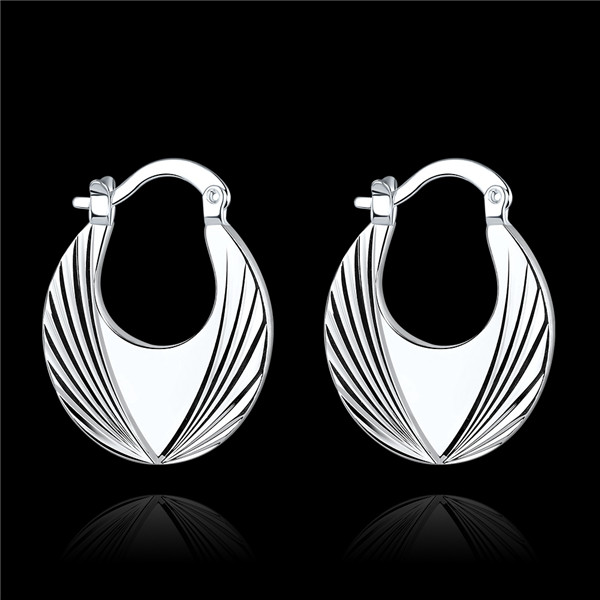 Brand new sterling silver Dinette ear clip DFMSE696,women's 925 silver Dangle Chandelier earrings 10 pairs a lot factory diret sale can mix