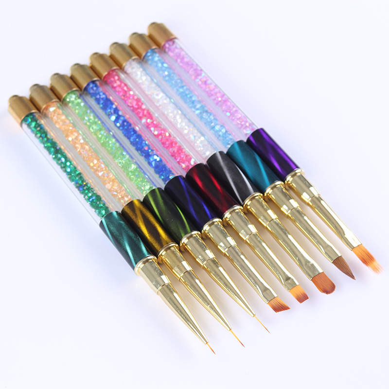 Gradient Nail Liner Painting Brush Pen Multi Size UV Gel Cat Eye Rhinestone Handle Manicure Nail Art Brush Tool
Gradient Nail Liner Painting Brush Pen Multi Size UV Gel Cat Eye Rhinestone Handle Manicure Nail Art Brush Tool