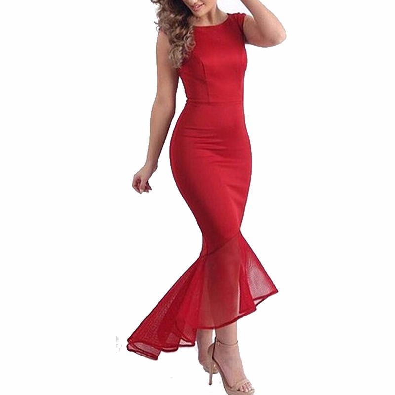 2015 Fashion Womens Dress Vintage Sleeveless O-neck Bodycon Patchwork Mermaid Maxi Long Elegant Ladies Party Dresses Clubwear FG1511, Red
2015 Fashion Womens Dress Vintage Sleeveless O-neck Bodycon Patchwork Mermaid Maxi Long Elegant Ladies Party Dresses Clubwear FG1511, Red