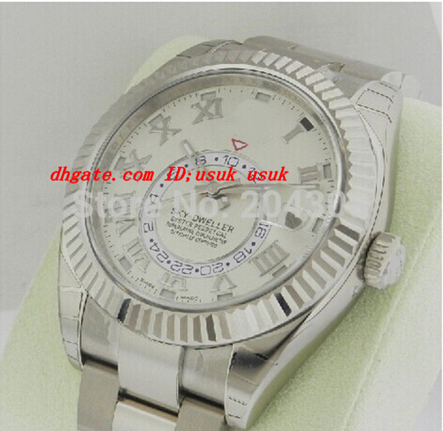 Brand New Luxury Wristwatch 326939 White Gold Automatic Mens Watch Stainless steel Bracelet Men's Sport WristWatches
Brand New Luxury Wristwatch 326939 White Gold Automatic Mens Watch Stainless steel Bracelet Men's Sport WristWatches