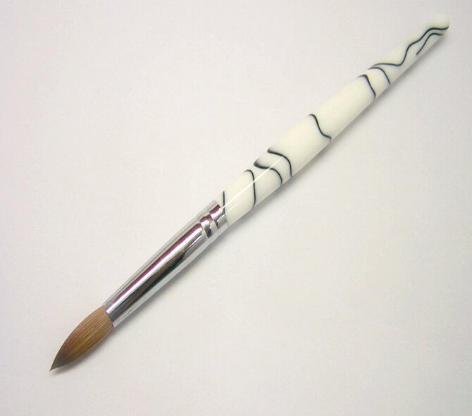 ACRYLIC NAIL ART BRUSH Best Seller White And Black Handle FREE SHIPPING/KOLINSKY HAIR ROUND SHARP 1pcs/lot
ACRYLIC NAIL ART BRUSH Best Seller White And Black Handle FREE SHIPPING/KOLINSKY HAIR ROUND SHARP 1pcs/lot