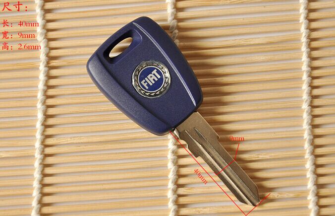 Replacement Case For Fiat Transponder Key Shell Car Key Blank For Fiat Palio With GT15R Blade, Black 
Replacement Case For Fiat Transponder Key Shell Car Key Blank For Fiat Palio With GT15R Blade, Black