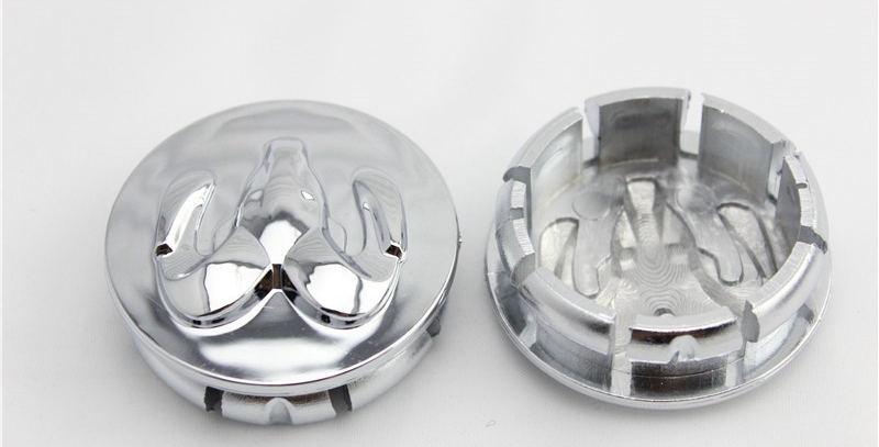 4 pcs ABS car emblem Wheel Hub Cap 54mm goat hub cover Car Logo Decorative Center Cap for Dodge